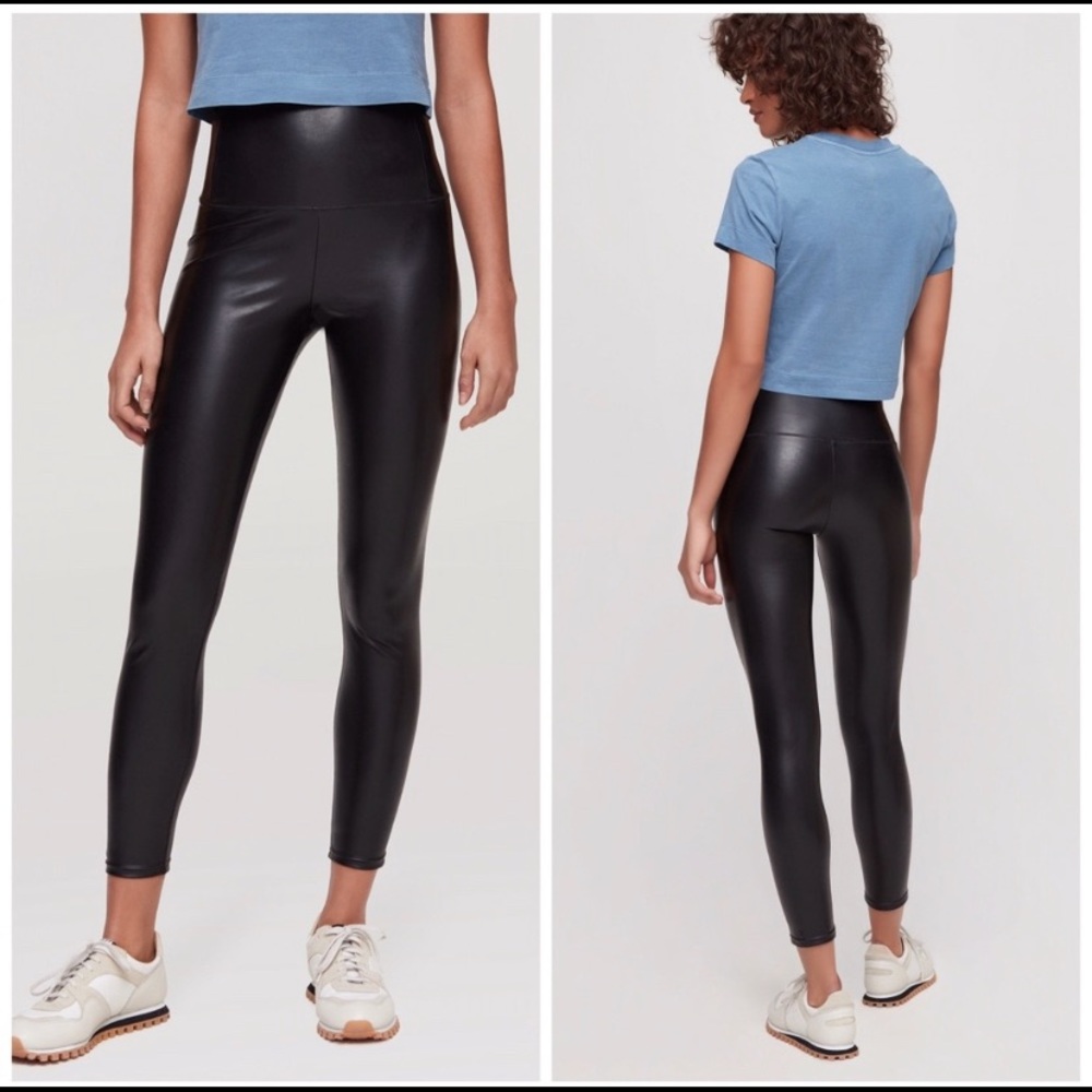 Aritzia Wilfred Free Darla Faux Leather Leggings